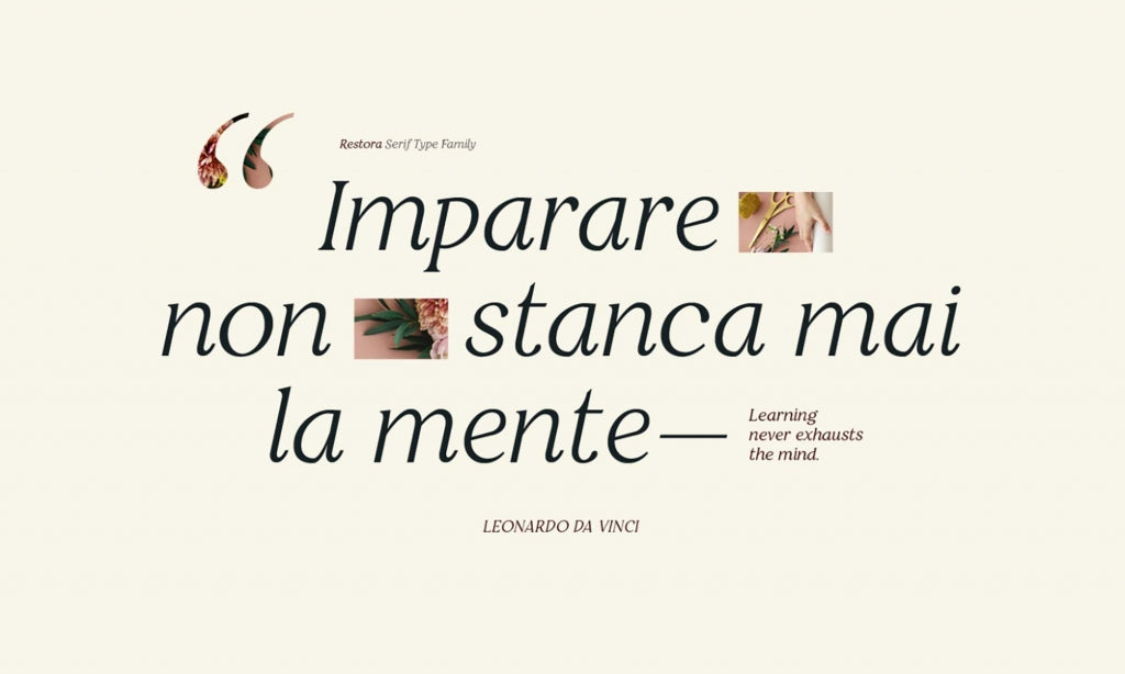 Restora Font Family